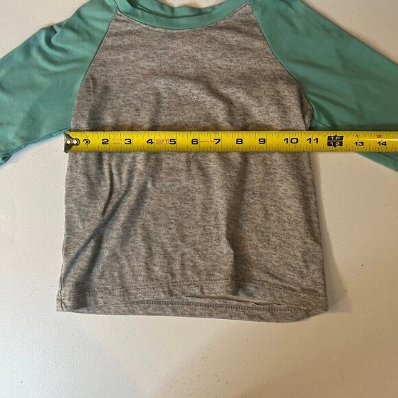 Gray and Teal Soft T-Shirt - Picture 5 of 7